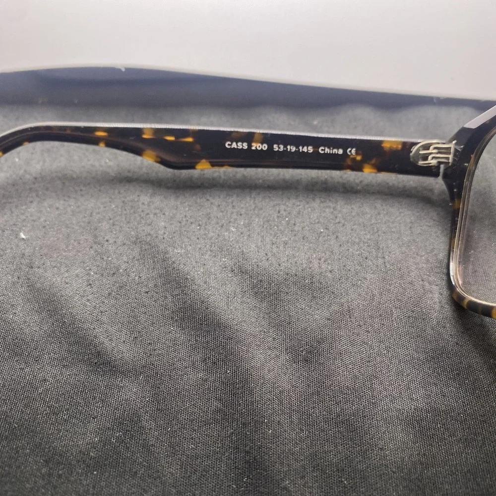 Warby Parker Eyeglasses FRAME ONLY Cass 200 53-19-145 Dark Tortoise 842